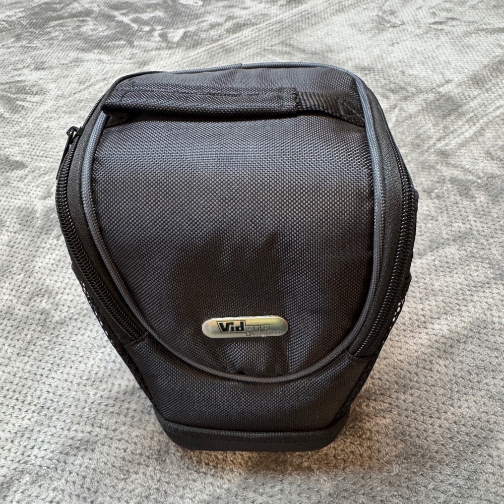 Vidpro Accessories Black Padded Camera Bag Holster Case Nylon DSLR Mirrorless